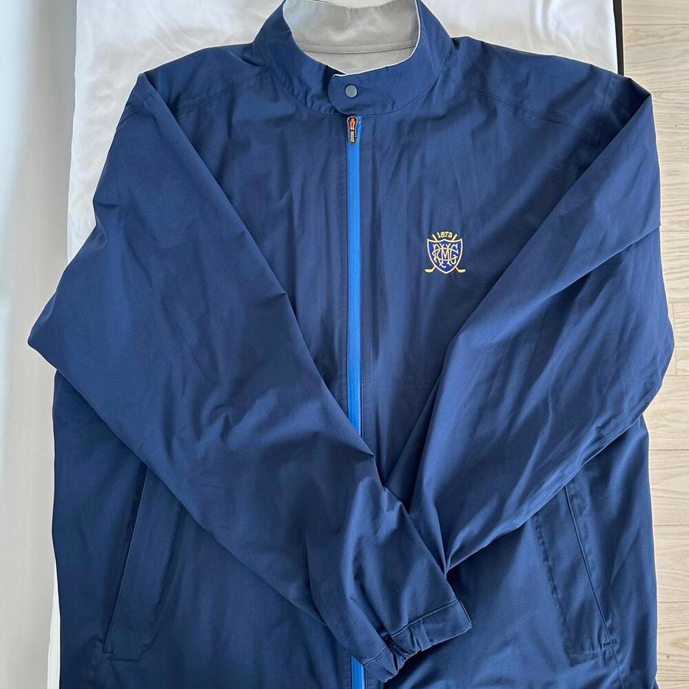 Peter Millar Water Element 4 -Navy Jacket 1873 RMG Embroided- XL